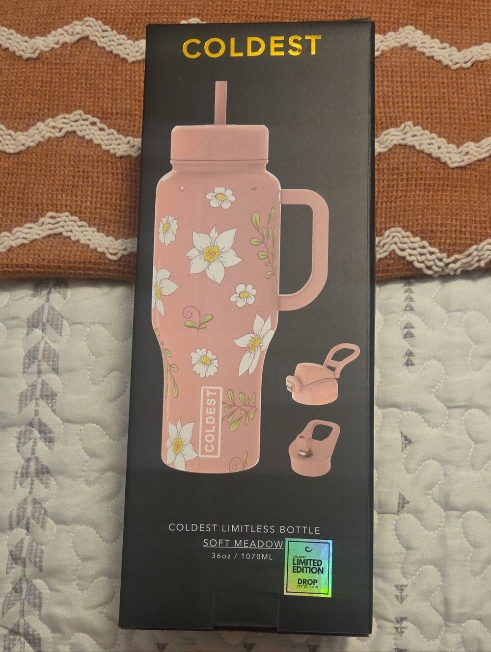 36 oz. Coldest Soft Meadows Limitless Bottle - Limited Edition